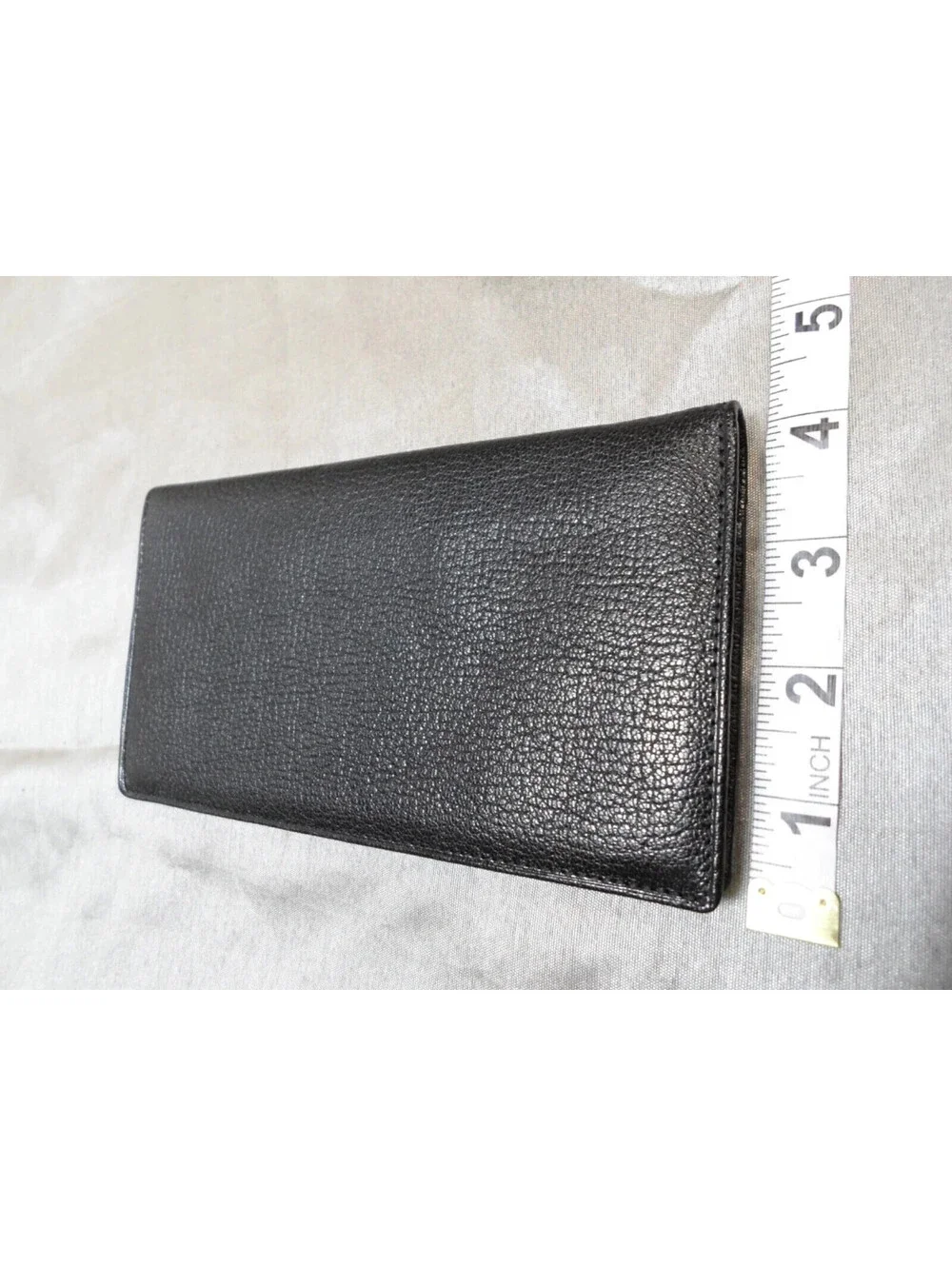 Polo Ralph Lauren Black Leather Bifold Long Wallet